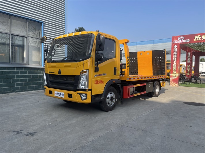 重汽豪沃悍将潍柴155蓝牌重载清障车