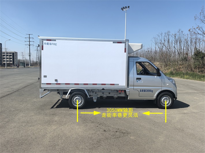五菱新能源电动 “冰宝”小型冷藏车