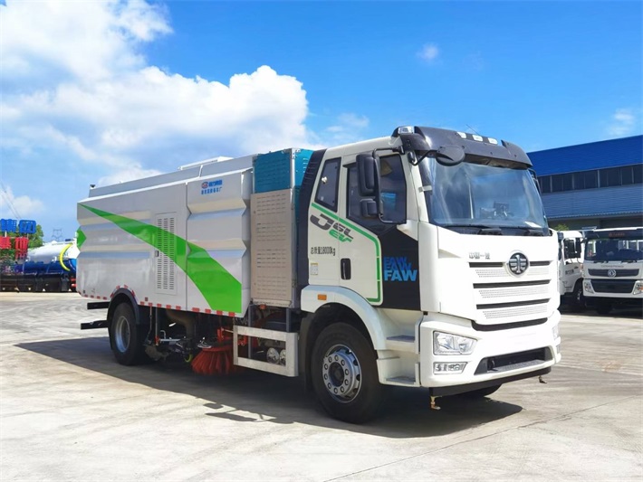 解放18吨电动洗扫车